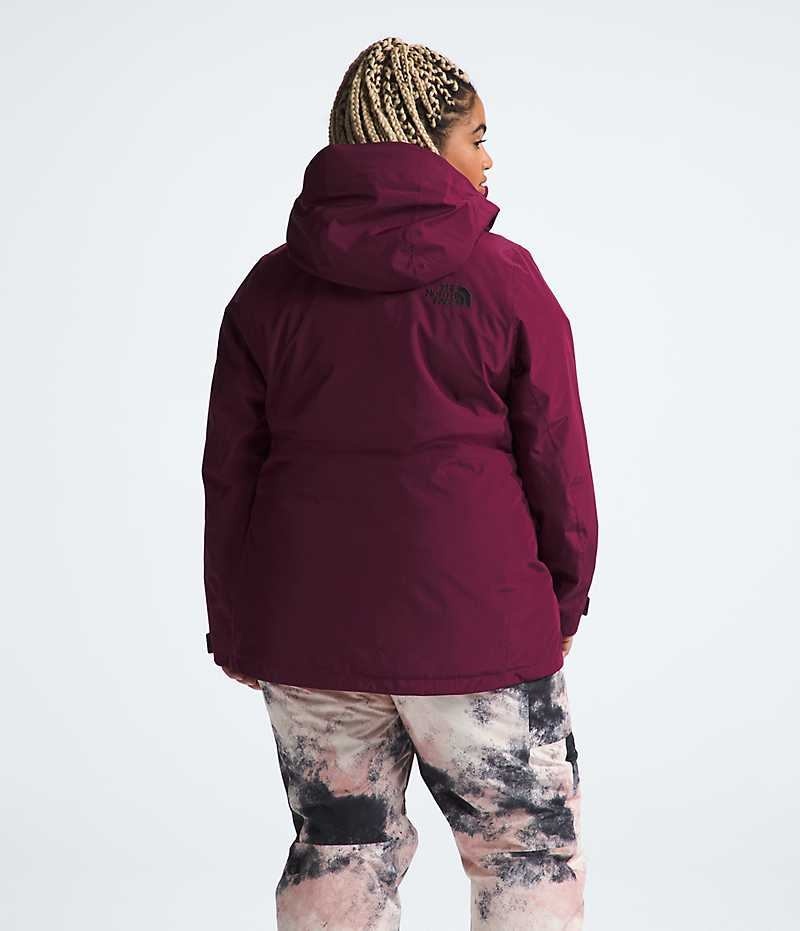 Women's The North Face Plus ThermoBall™ Eco Snow Triclimate® Insulated Jacket Red | OTTAWA VJFDPK