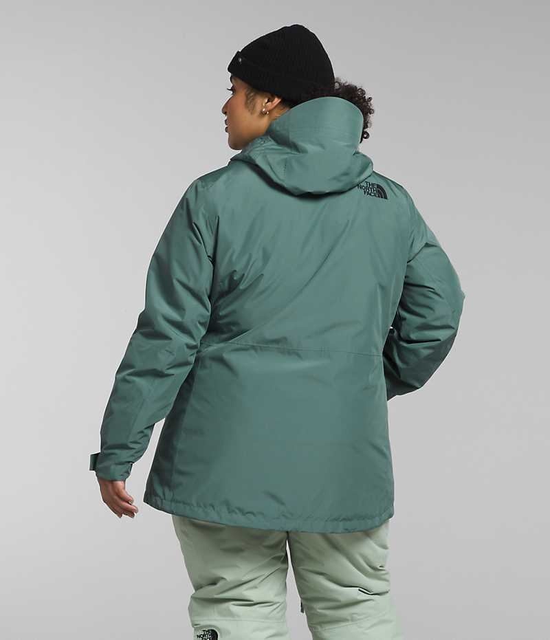 Women's The North Face Plus ThermoBall™ Eco Snow Triclimate® Insulated Jacket Green | CANADA PITXGR