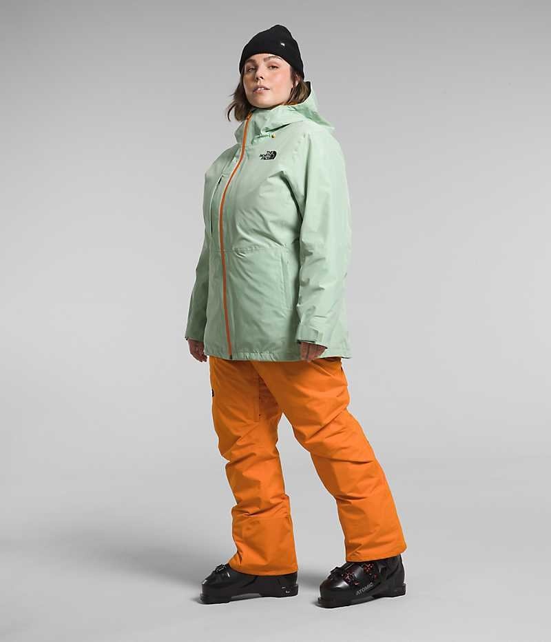 Women's The North Face Plus ThermoBall™ Eco Snow Triclimate® Insulated Jacket Mint | TORONTO VENTJD