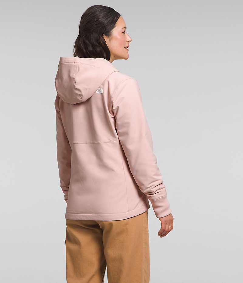 Women's The North Face Shelbe Raschel Hoodie Softshell Jacket Pink | OTTAWA ENZJXG