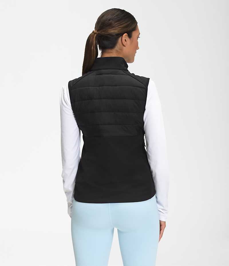 Women's The North Face Shelter Cove Down Vest Black | CANADA LHFZIN