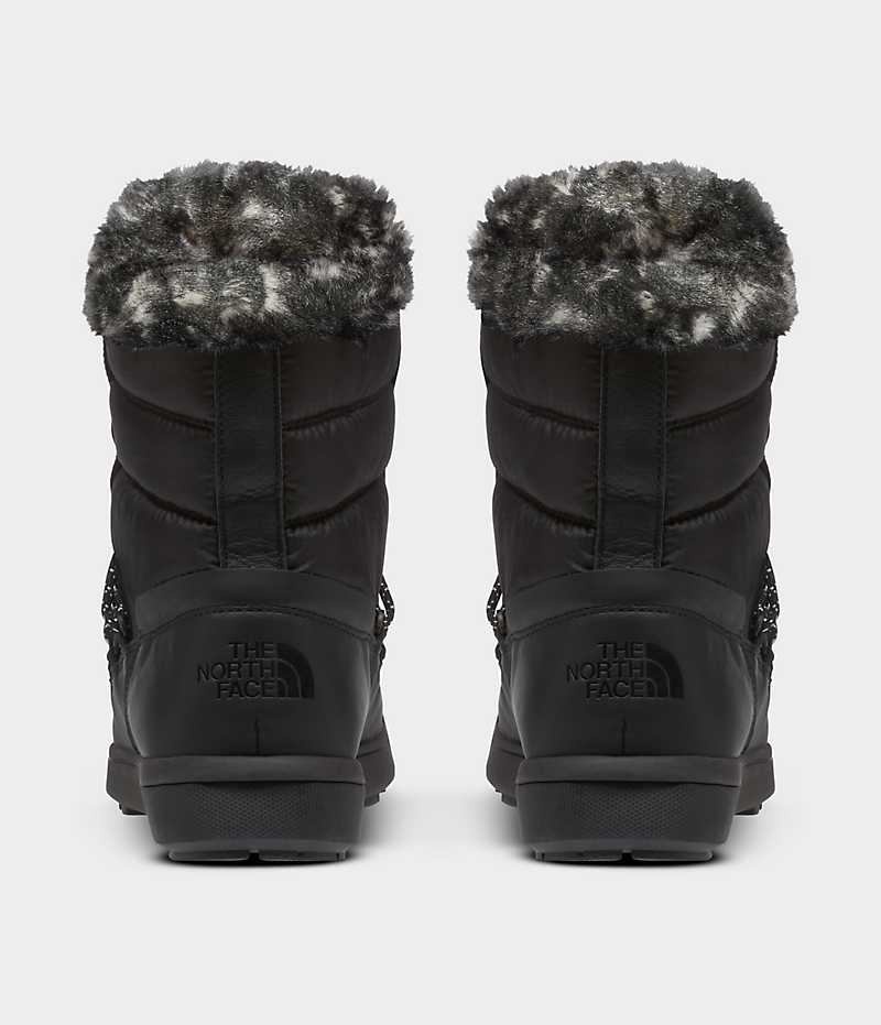 Women's The North Face Sierra Luxe Waterproof Winter Boots Black | OTTAWA ZJNTXW