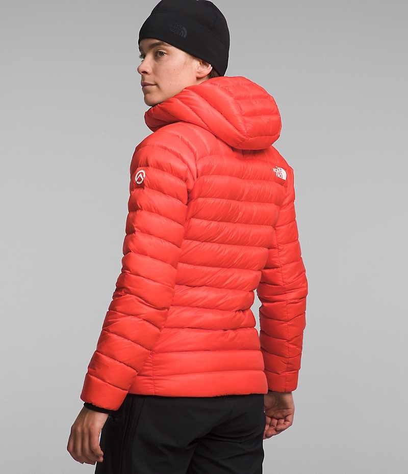 Women's The North Face Summit Series Breithorn Hoodie Down Jacket Orange | CANADA XRSOYH