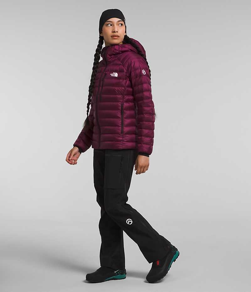 Women's The North Face Summit Series Breithorn Hoodie Down Jacket Burgundy | OTTAWA RTYBPL