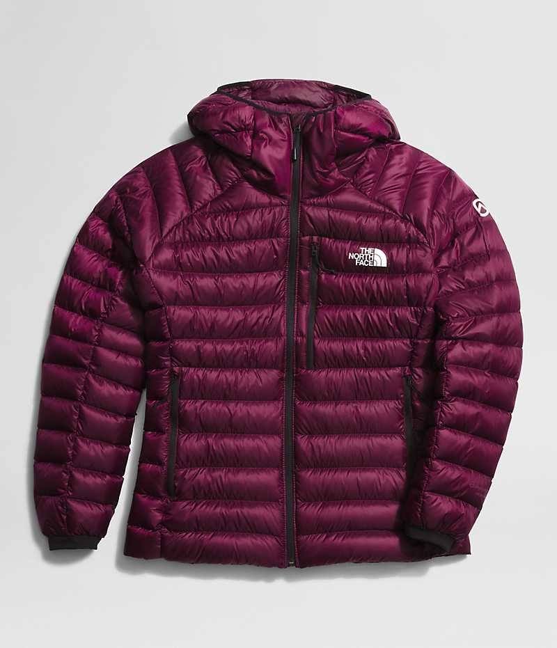 Women's The North Face Summit Series Breithorn Hoodie Down Jacket Burgundy | OTTAWA RTYBPL