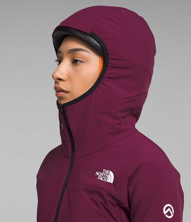 Women's The North Face Summit Series Casaval Hoodie Hybrid Jacket Fuchsia | OTTAWA CIBLQS