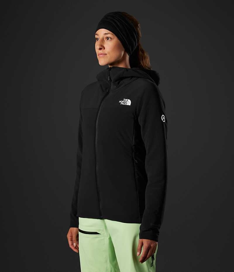 Women's The North Face Summit Series Casaval Hoodie Hybrid Jacket Black | CANADA MTJNIB