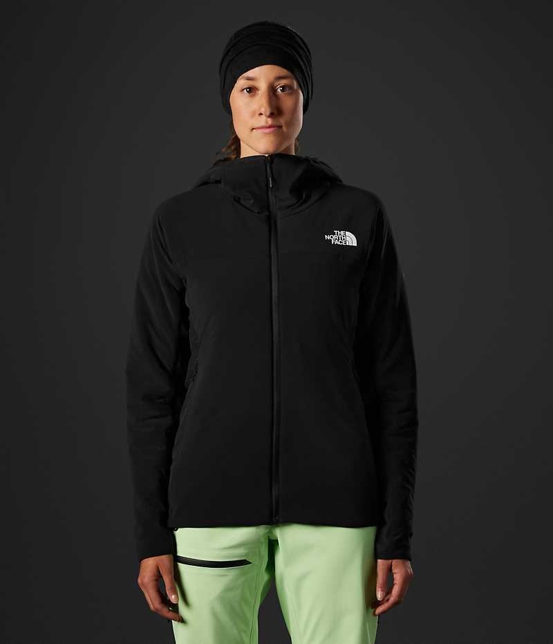 Women\'s The North Face Summit Series Casaval Hoodie Hybrid Jacket Black | CANADA MTJNIB