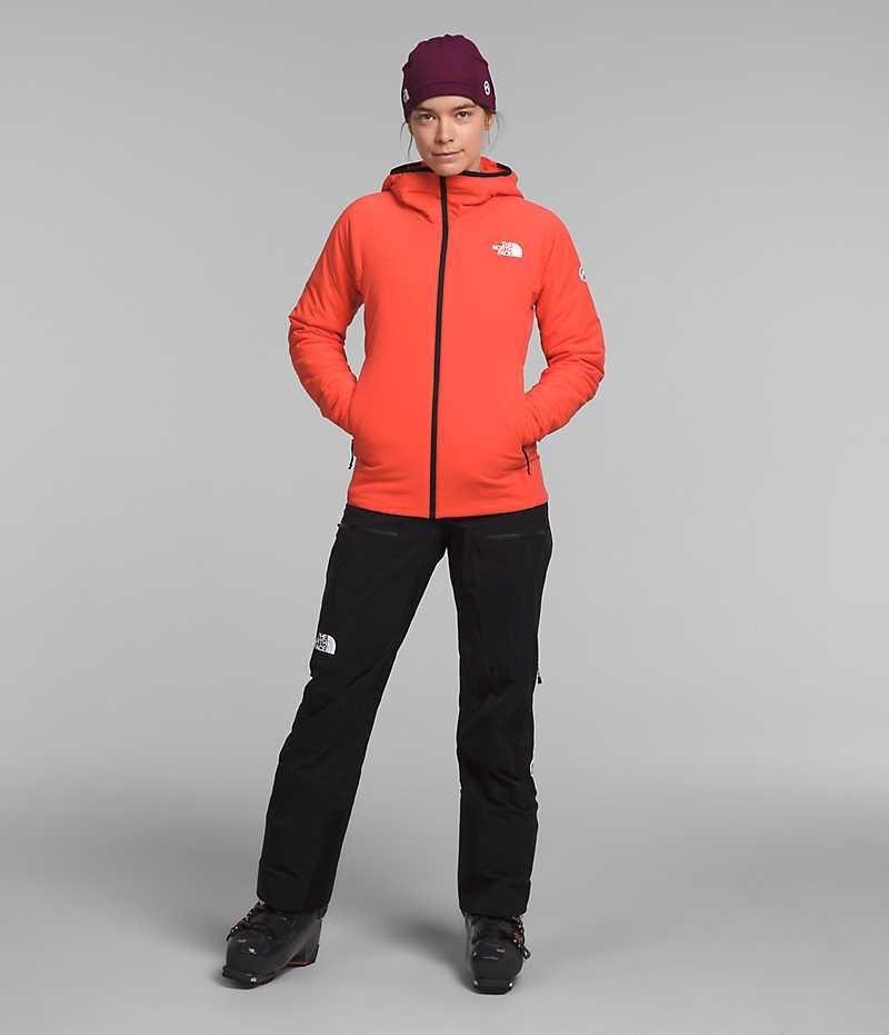 Women's The North Face Summit Series Casaval Hoodie Hybrid Jacket Orange | TORONTO UZIGLV