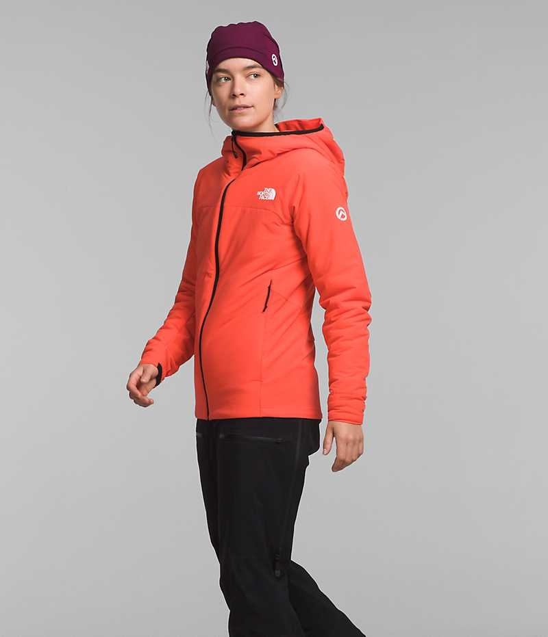 Women's The North Face Summit Series Casaval Hoodie Hybrid Jacket Orange | TORONTO UZIGLV