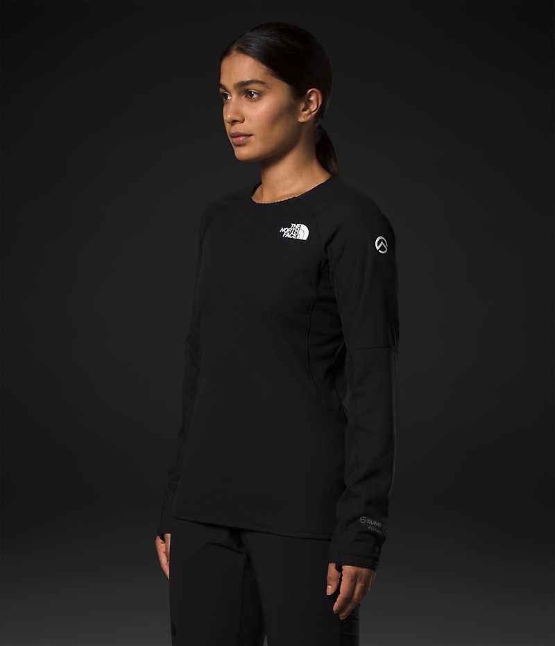 Women's The North Face Summit Series FUTUREFLEECE™ Crew Pullover Black | TORONTO CRDQSY