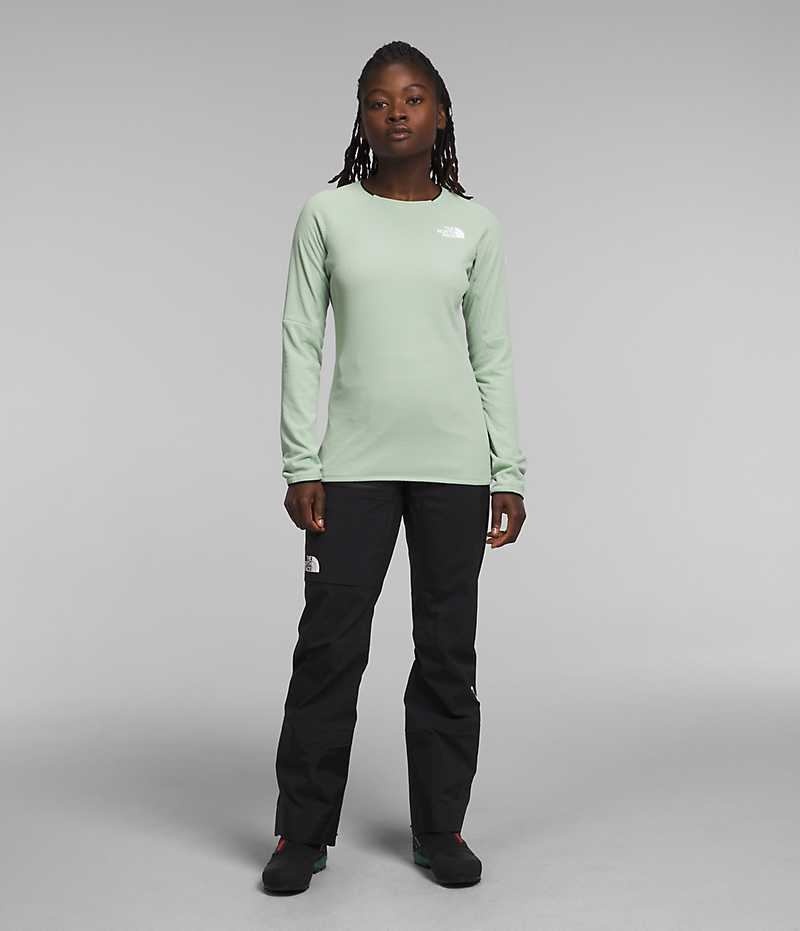 Women's The North Face Summit Series FUTUREFLEECE™ Crew Sweatshirt Mint | CANADA DOGYET