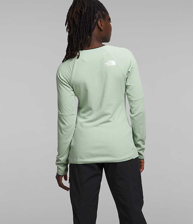 Women's The North Face Summit Series FUTUREFLEECE™ Crew Sweatshirt Mint | CANADA DOGYET