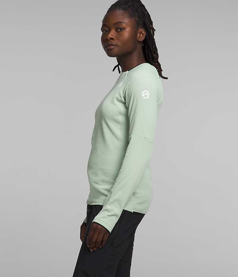 Women's The North Face Summit Series FUTUREFLEECE™ Crew Sweatshirt Mint | CANADA DOGYET