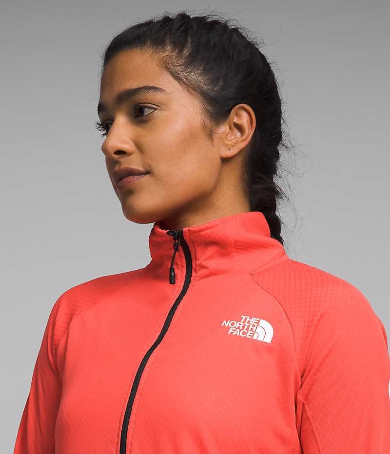 Women's The North Face Summit Series FUTUREFLEECE™ LT ½-Zip Sweatshirt Orange | OTTAWA RILXHQ