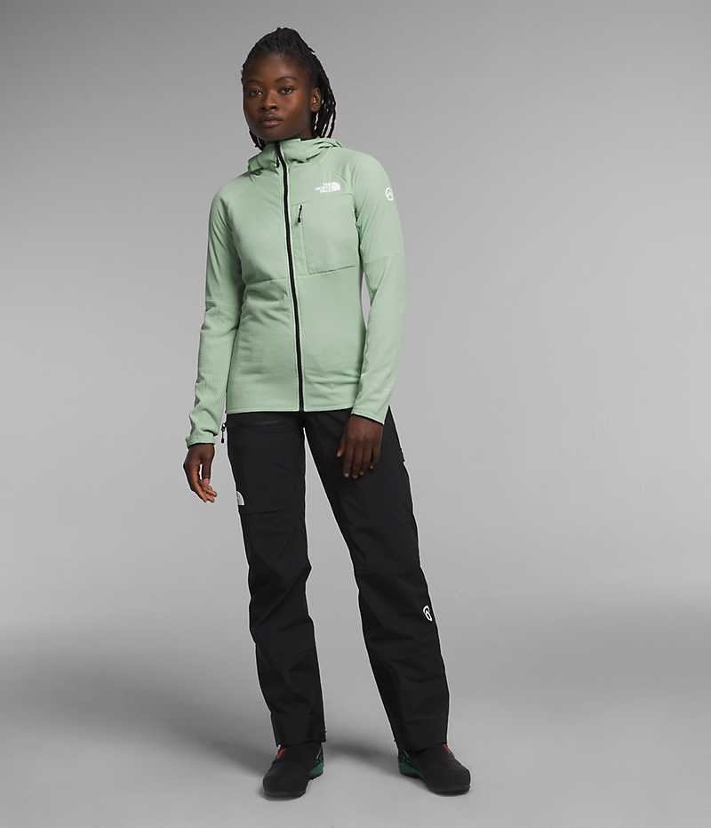 Women's The North Face Summit Series FUTUREFLEECE™ Full-Zip Hoodie Fleece Jacket Mint | TORONTO MRFVUC