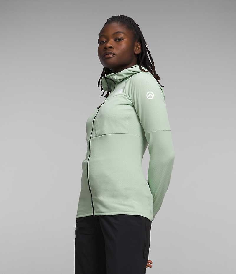 Women's The North Face Summit Series FUTUREFLEECE™ Full-Zip Hoodie Fleece Jacket Mint | TORONTO MRFVUC