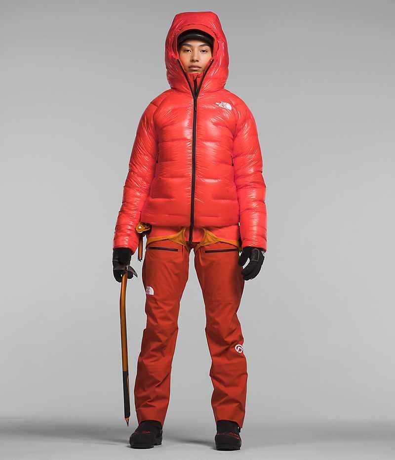 Women's The North Face Summit Series Pumori Down Parka Red | TORONTO MNJLHB