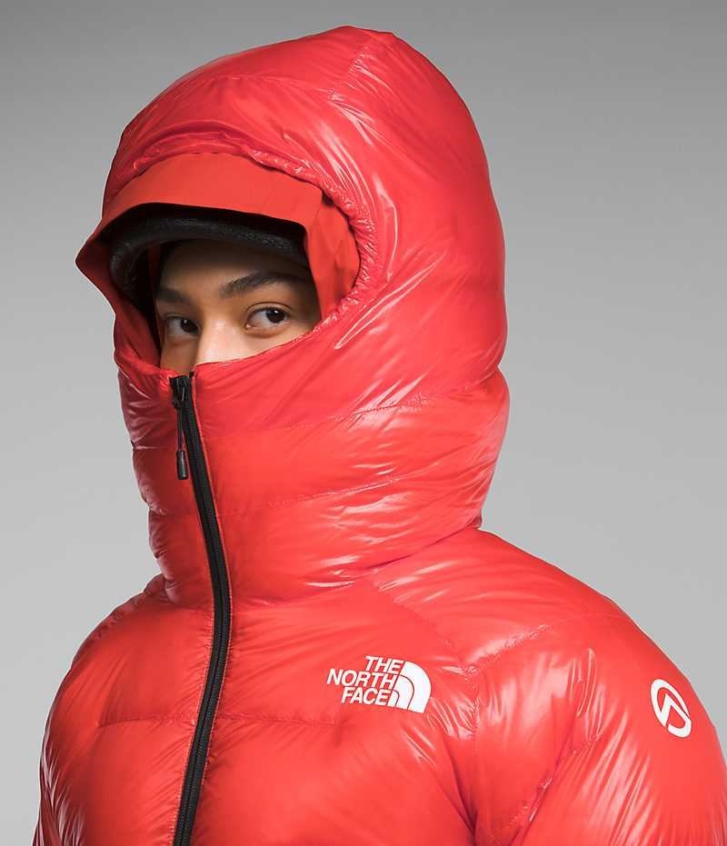 Women's The North Face Summit Series Pumori Down Parka Red | TORONTO MNJLHB