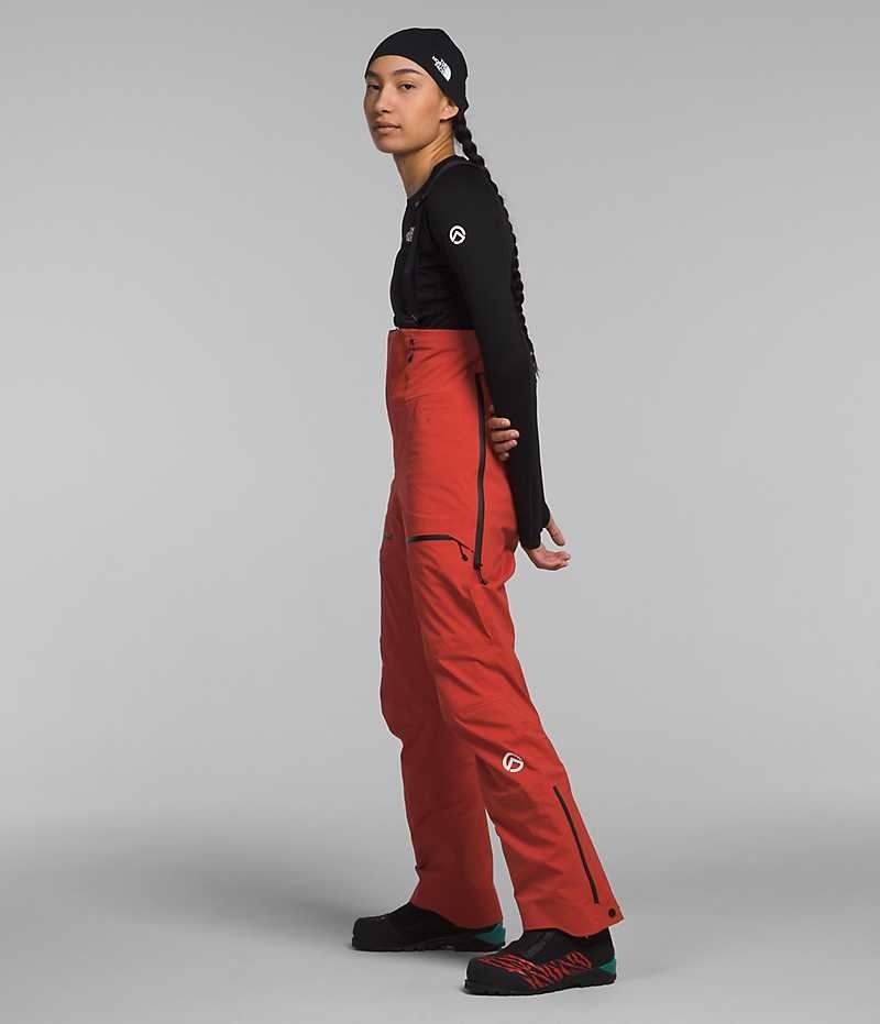 Women's The North Face Summit Series Pumori GTX Pro Bib Pants Red | TORONTO JYDLQT