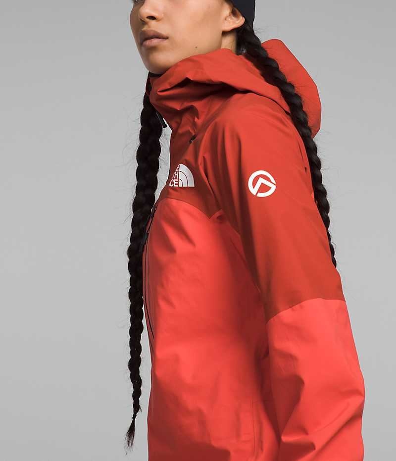 Women's The North Face Summit Series Pumori GTX Pro Insulated Jacket Orange | OTTAWA JUXRPZ