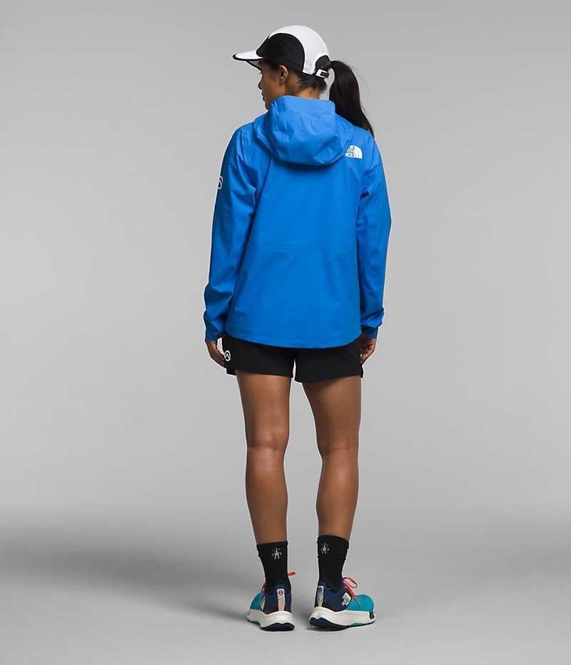 Women's The North Face Summit Series Superior FUTURELIGHT™ Rain Jacket Blue | CANADA IKVREW