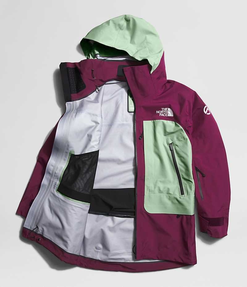 Women's The North Face Summit Series Verbier GTX Insulated Jacket Fuchsia / Mint | TORONTO UGVKNW