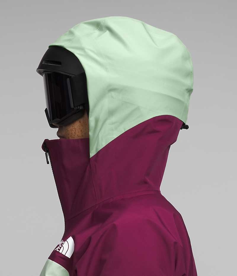 Women's The North Face Summit Series Verbier GTX Insulated Jacket Fuchsia / Mint | TORONTO UGVKNW