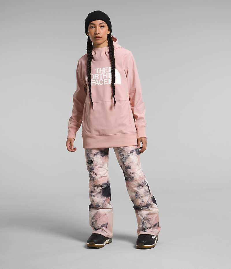 Women's The North Face Tekno Pullover Hoodie Pink | TORONTO MRVSWU