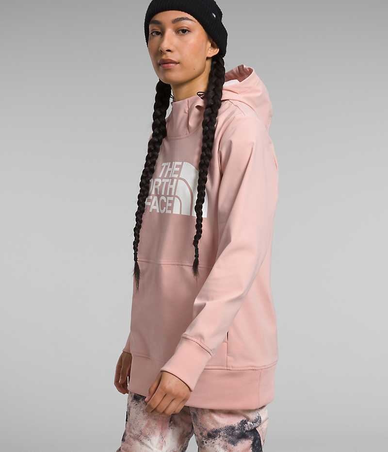 Women's The North Face Tekno Pullover Hoodie Pink | TORONTO MRVSWU