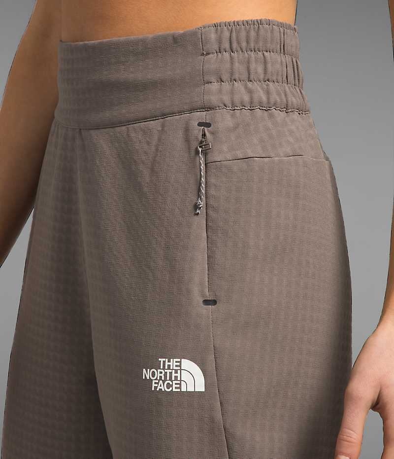 Women's The North Face Tekware™ Grid Fleece Pants Brown | TORONTO FWMUJR