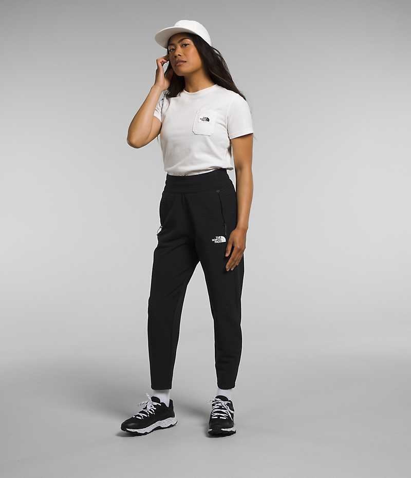 Women's The North Face Tekware™ Grid Fleece Pants Black | OTTAWA PNVTCU