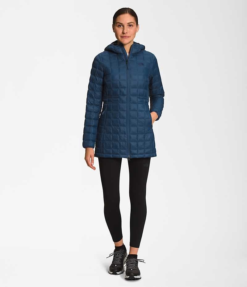 Women\'s The North Face ThermoBall™ Eco Parka Blue | CANADA QJVPNG