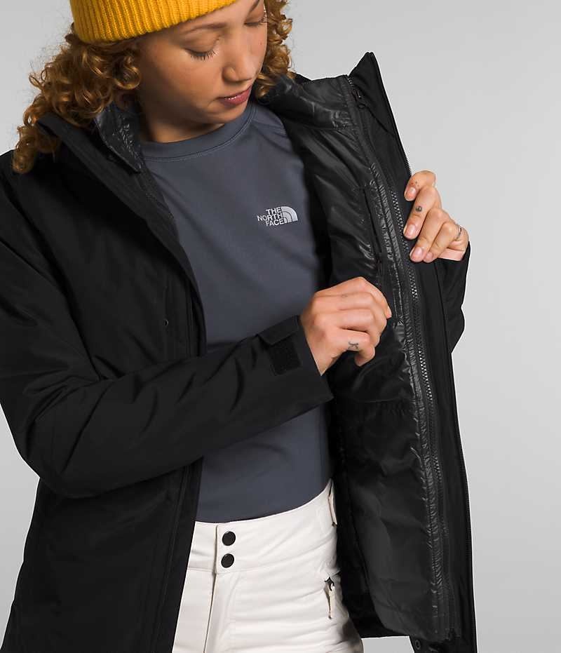 Women's The North Face ThermoBall™ Eco Snow Triclimate® Insulated Jacket Black | OTTAWA VEWHDQ