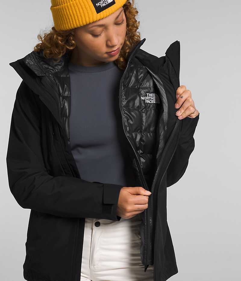 Women's The North Face ThermoBall™ Eco Snow Triclimate® Insulated Jacket Black | OTTAWA VEWHDQ