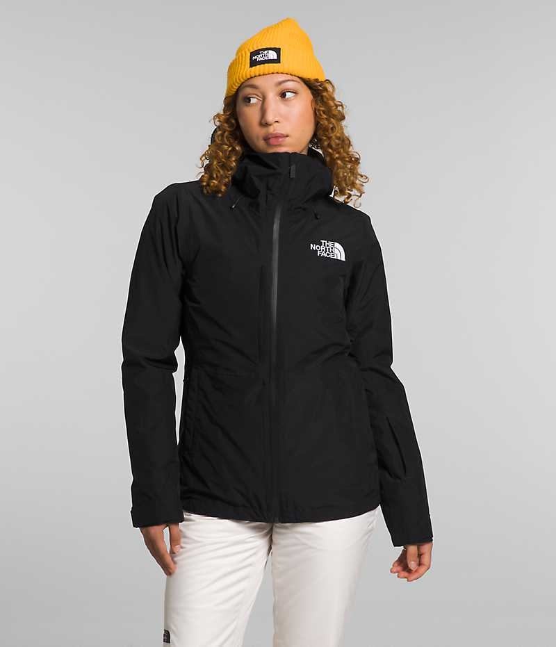 Women\'s The North Face ThermoBall™ Eco Snow Triclimate® Insulated Jacket Black | OTTAWA VEWHDQ