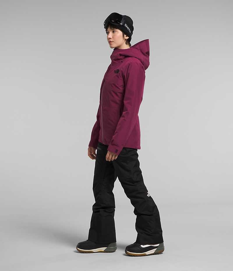 Women's The North Face ThermoBall™ Eco Snow Triclimate® Insulated Jacket Fuchsia | CANADA KDJCPX