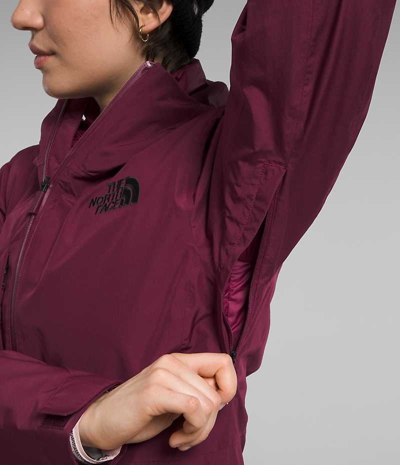 Women's The North Face ThermoBall™ Eco Snow Triclimate® Insulated Jacket Fuchsia | CANADA KDJCPX