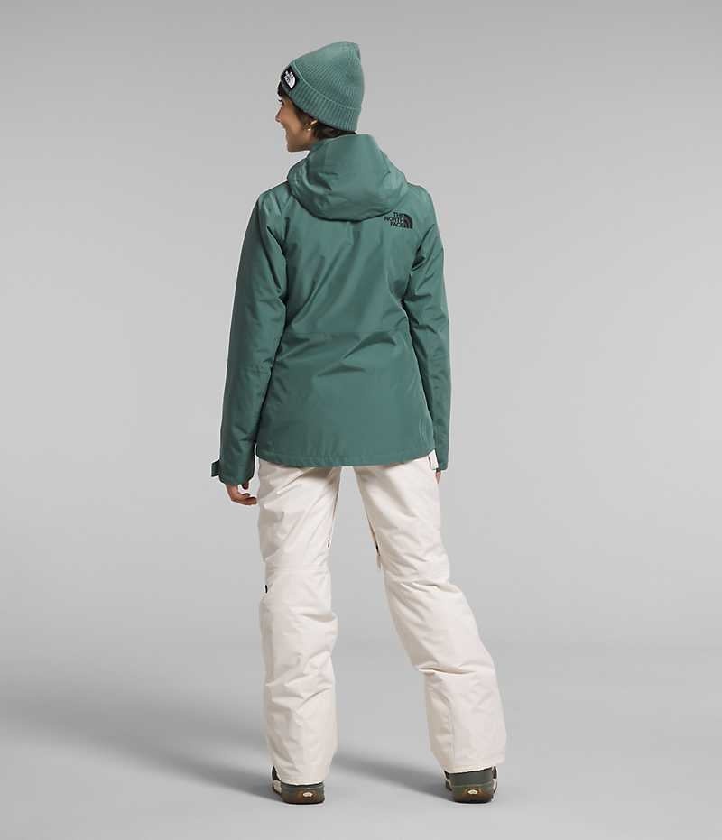 Women's The North Face ThermoBall™ Eco Snow Triclimate® Insulated Jacket Green | OTTAWA ICVQOS