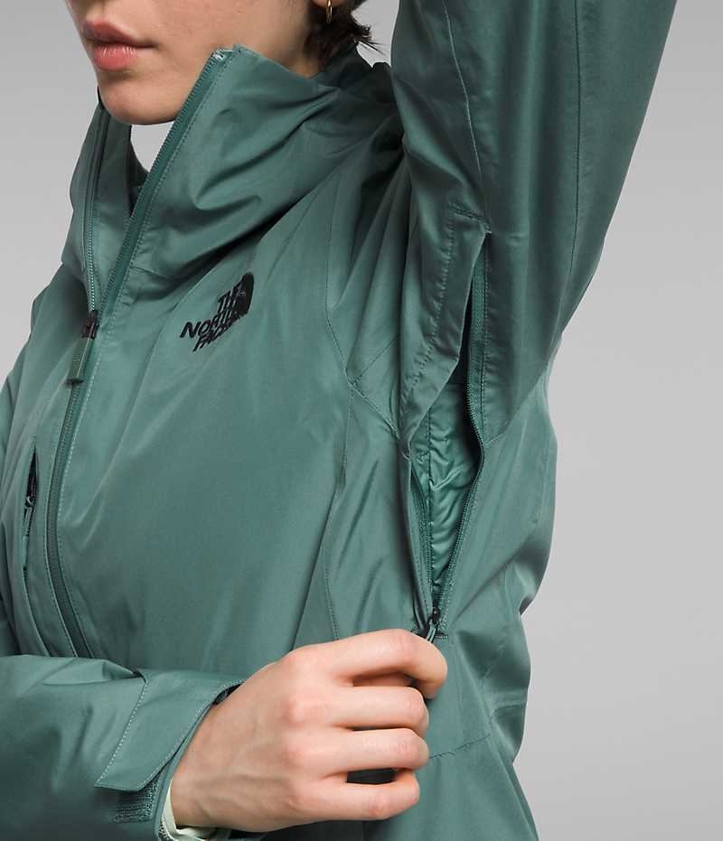 Women's The North Face ThermoBall™ Eco Snow Triclimate® Insulated Jacket Green | OTTAWA ICVQOS