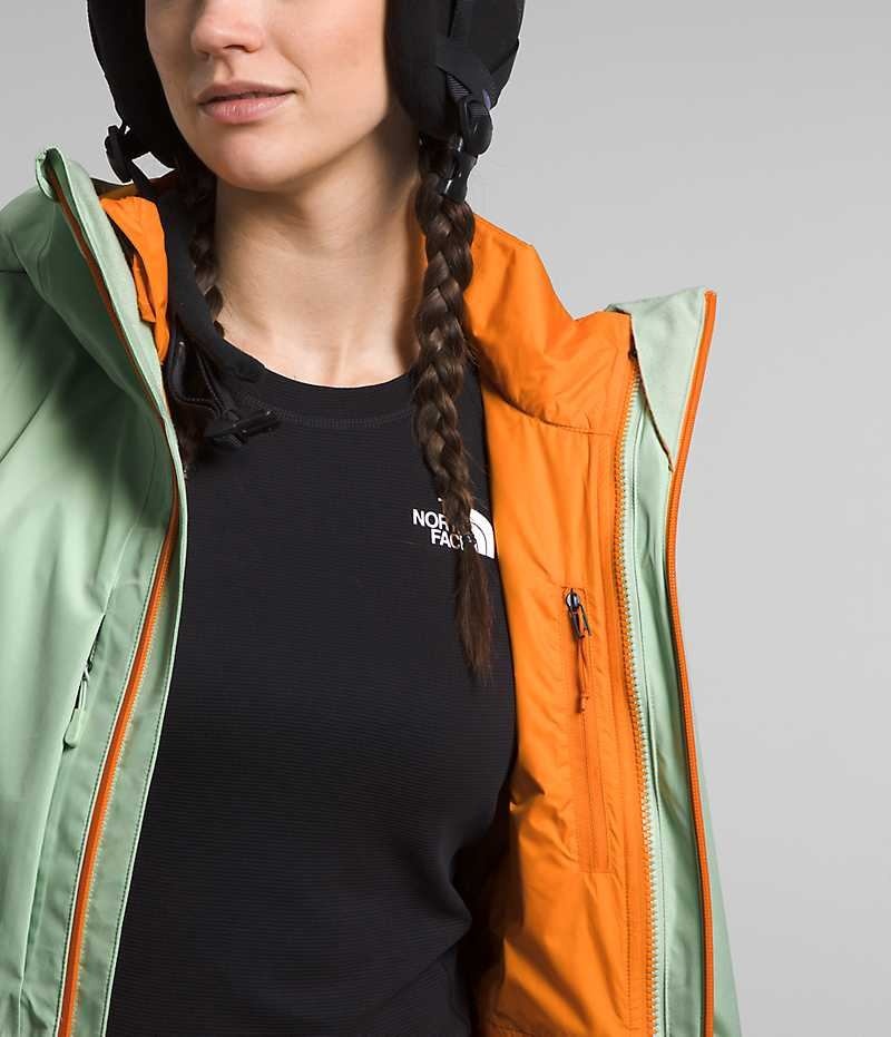 Women's The North Face ThermoBall™ Eco Snow Triclimate® Insulated Jacket Mint | CANADA IMZYVR