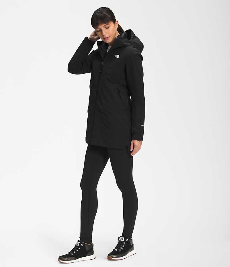 Women's The North Face ThermoBall™ Eco Triclimate® Parka Black | OTTAWA FDOHIT