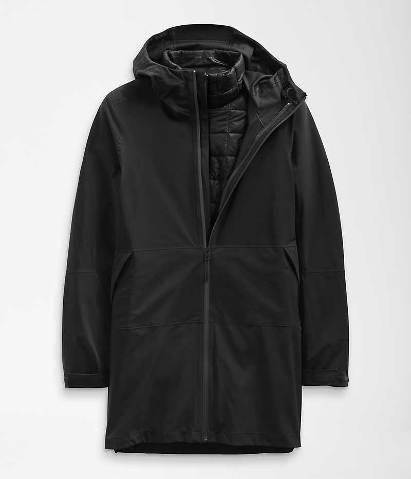 Women's The North Face ThermoBall™ Eco Triclimate® Parka Black | OTTAWA FDOHIT