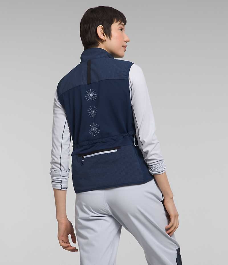 Women's The North Face Trailwear Winter Warm Flash Vest Navy | TORONTO YMDKCH