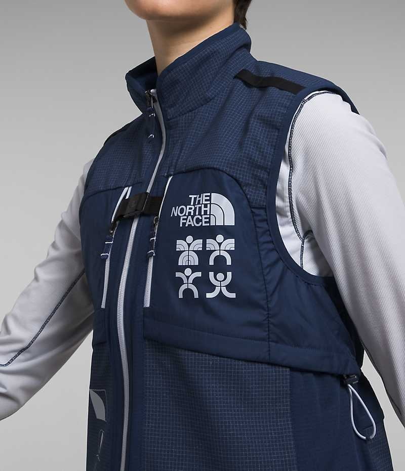 Women's The North Face Trailwear Winter Warm Flash Vest Navy | TORONTO YMDKCH