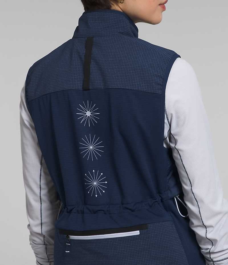 Women's The North Face Trailwear Winter Warm Flash Vest Navy | TORONTO YMDKCH