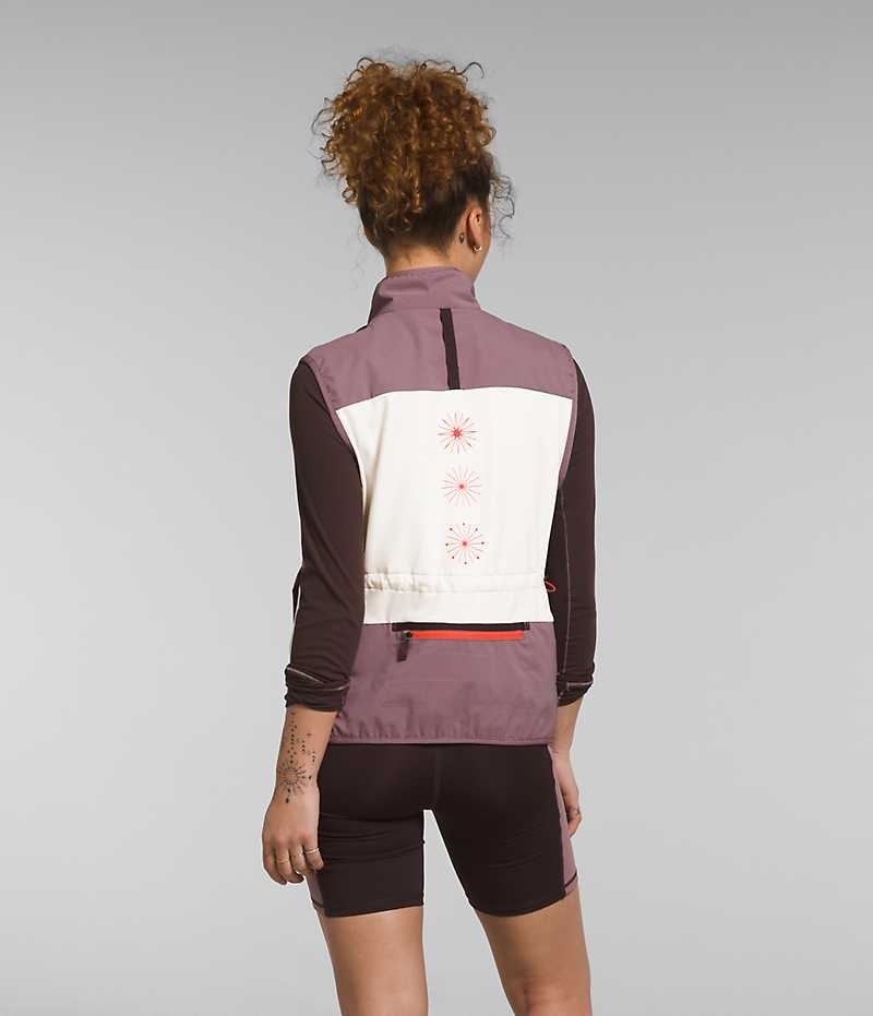 Women's The North Face Trailwear Winter Warm Flash Vest Fuchsia | OTTAWA SACGDE