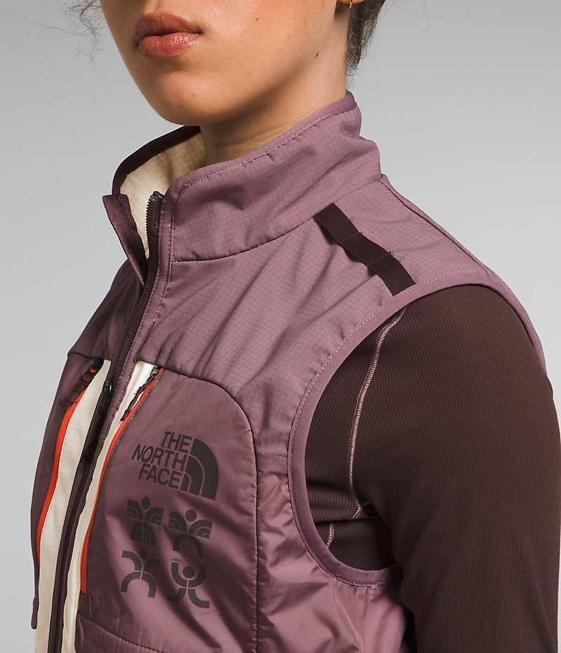 Women's The North Face Trailwear Winter Warm Flash Vest Fuchsia | OTTAWA SACGDE