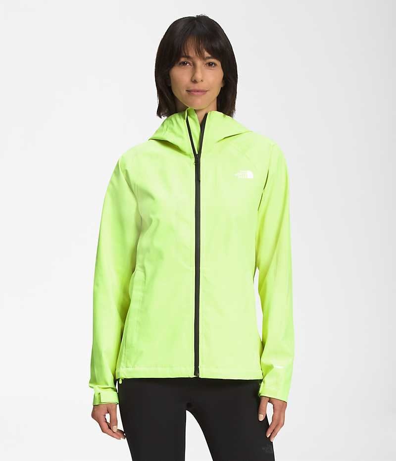 Women\'s The North Face Valle Vista Stretch Rain Jacket Green | TORONTO SFNRWC