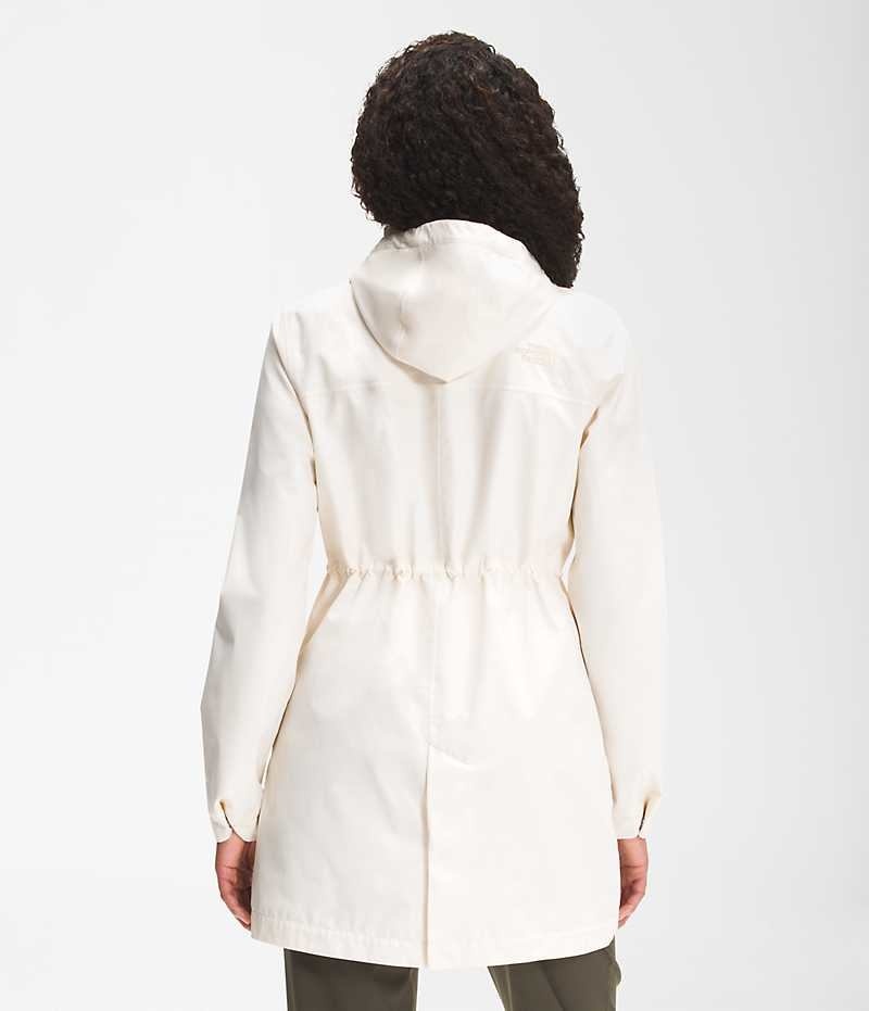 Women's The North Face Woodmont Parka White | CANADA OIDCZM